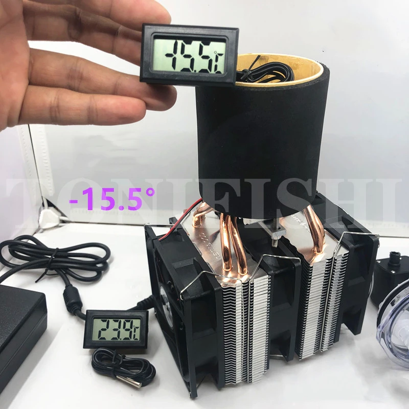 Diy Semiconductor Refrigerator Mobile Phone Radiator Fast Cooling Film Mobile Phone Cooling Iced Beverage Dual-use Equipment