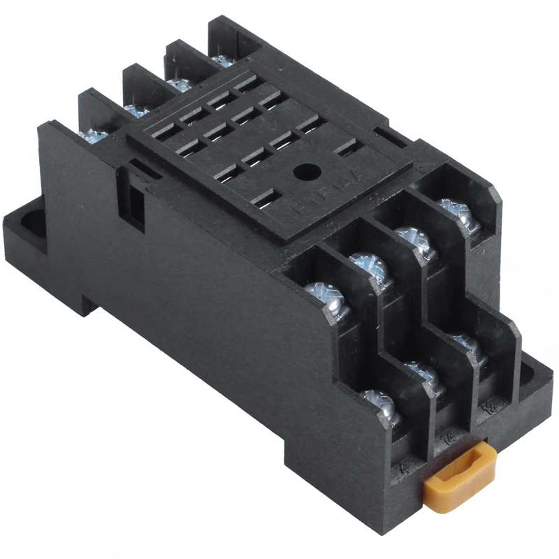 2X DC 24V ขดลวดโวลต์4PDT 14ขารีเลย์แม่เหล็กไฟฟ้ารีเลย์ HH54P
