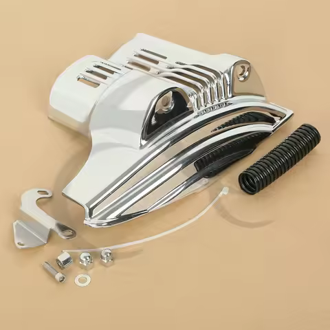 Motorcycle Starter Cover Fit For Harley 7783 Sportster XL 883 1200 Models XL883N XL1200N 2004-2018 Chrome Black