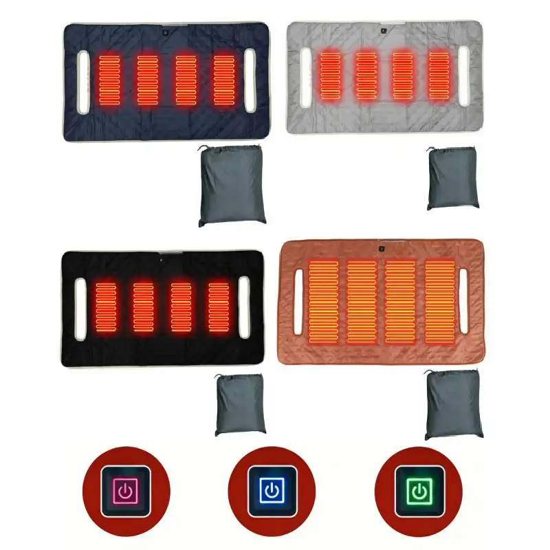 

Зимние чехлы на сиденья для гольф-каров с подогревом, универсальное полотенце для сиденья тележки для гольфа с сумкой для хранения, подходят для автомобилей EZGO/Yamaha/Club на 2 человека