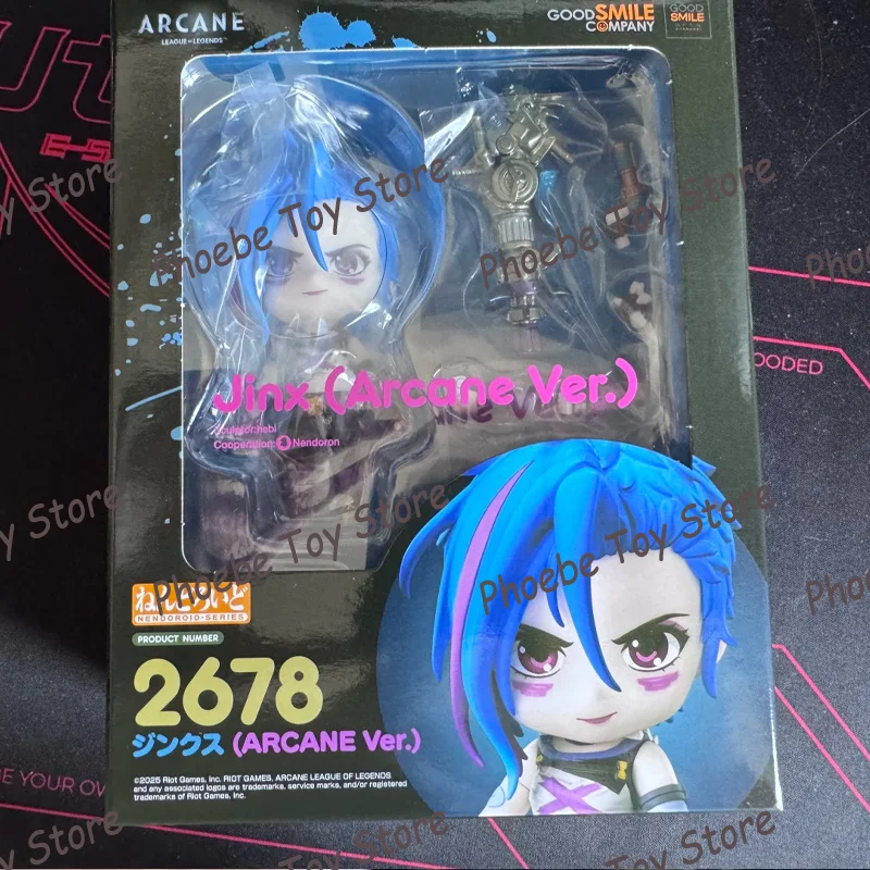 

В наличии подлинная оригинальная компания Good Smile Original League Of Legends Arcane Jinx # 2678 Arcane Ver. Фигурка Модель игрушки