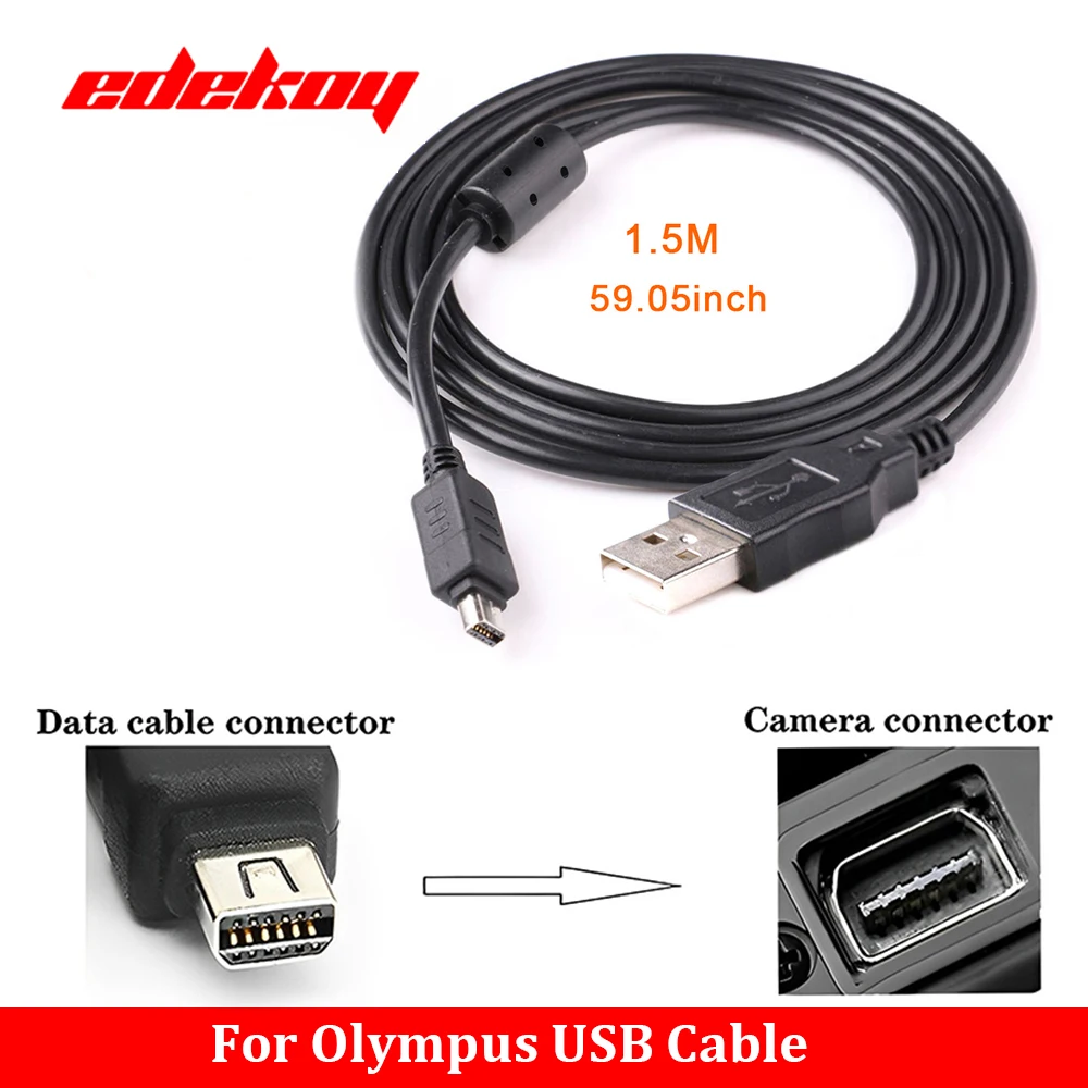 CB-USB5 CB-USB6 12Pin Camera USB Data Cord Cable For Olympus SZ-10
