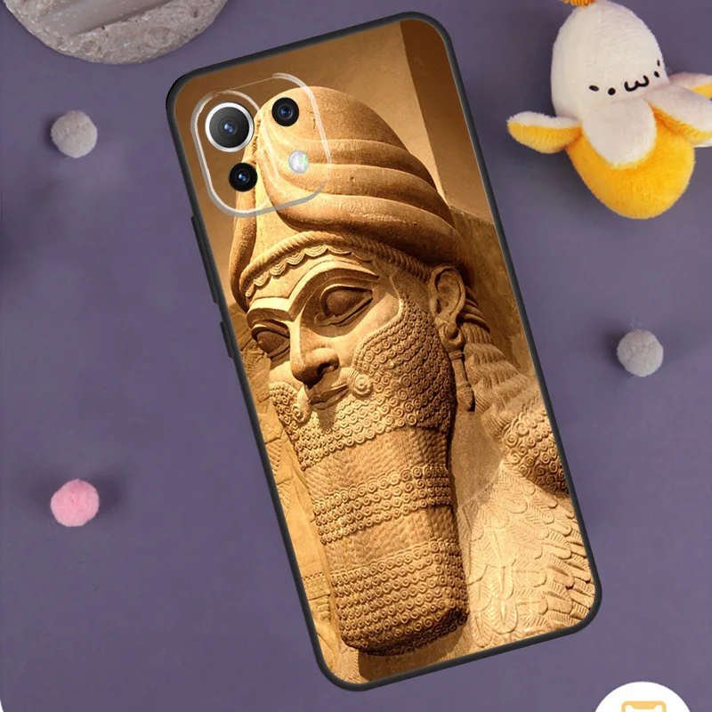 Lamassu Assyrian Winged Lion Case For POCO X3 X5 X6 M6 Pro F6 F3 F5 M5s Xiaomi 14 13 Ultra 12 Lite 11T 12T 13T Pro Cover