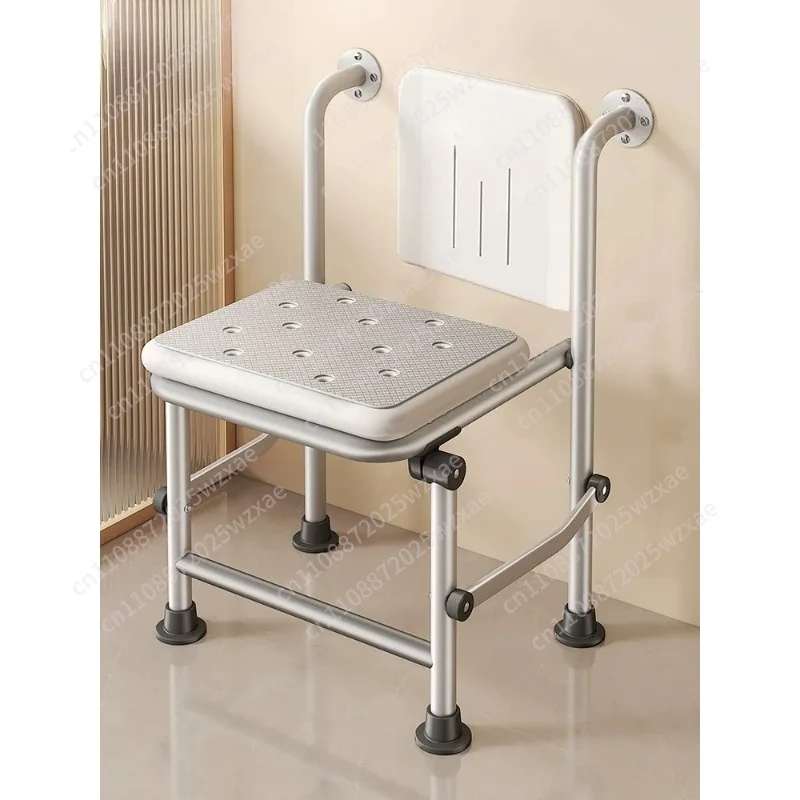 The elderly pregnant women non-slip special chair stool senior-friendly safe folding