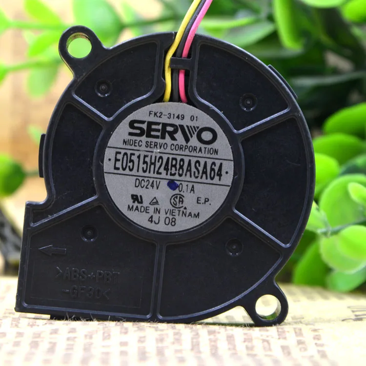 

Japanese Servo E0515h24b8asa64 5cm Dc24v 0.1a Turbo Fan Blower