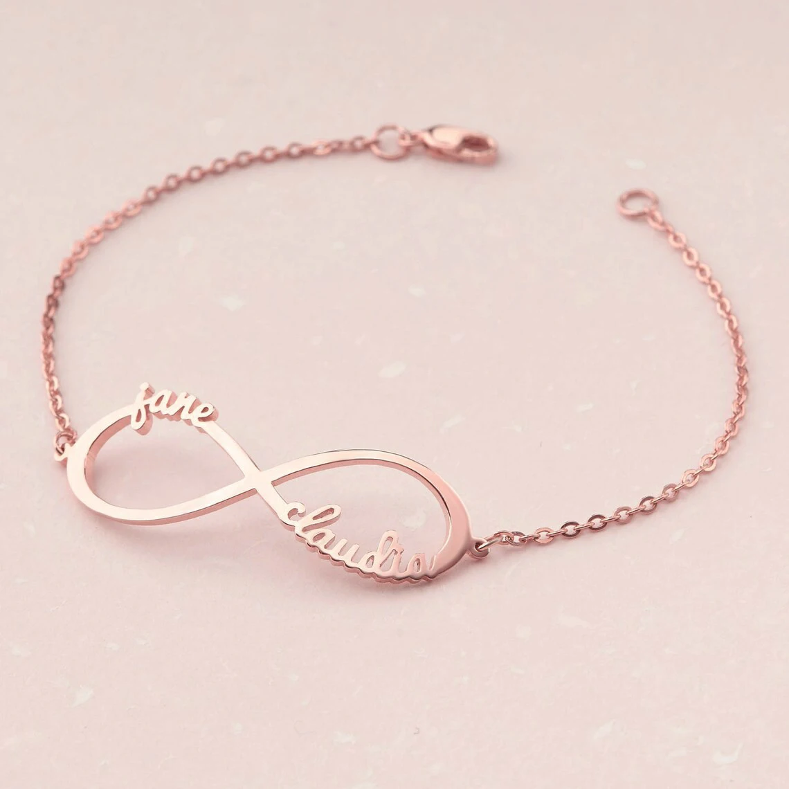 Tangula pulsera Infinity personalizada con nombres, pulsera de acero inoxidable con nombres de niños, regalo de joyería para mamá y madre