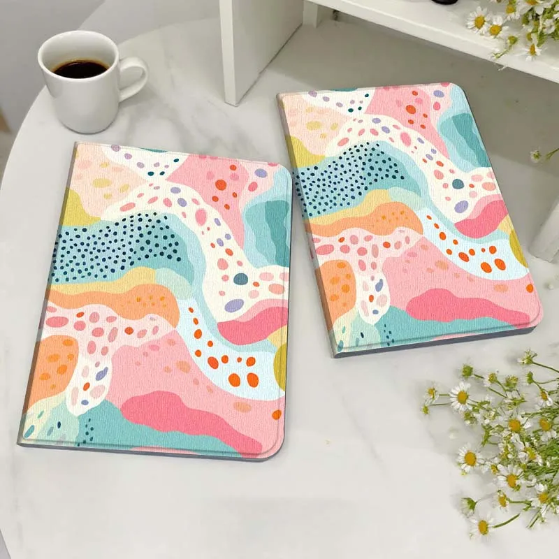 

Colorful Abstract Pattern For Honor MediaPad MatePad 6 7 X8 M5 M6 V6 V7 T5 T10 T10s 10 11 SE C5e X8a Pro Lite Tablet Case