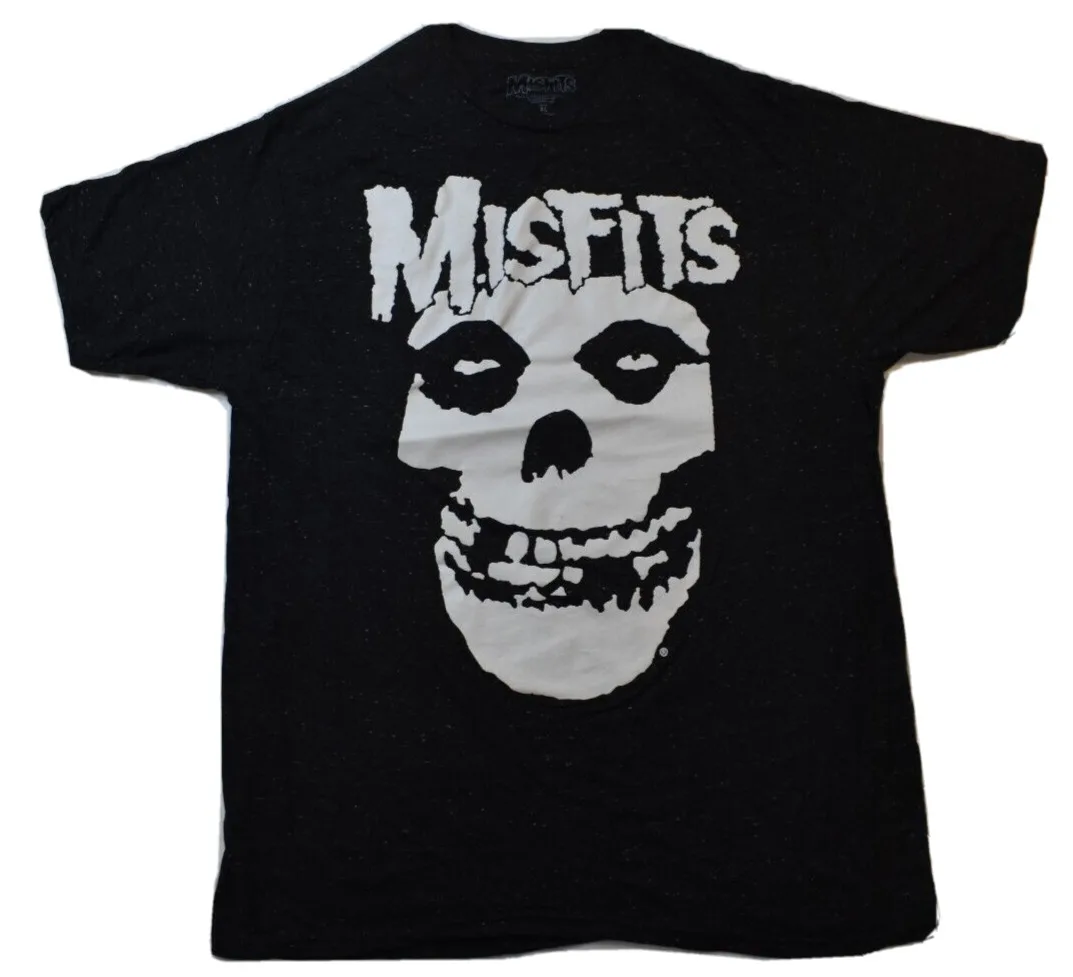 

Misfits Мужская футболка Fiend Skull Speckled Black Heather, новинка, Xl