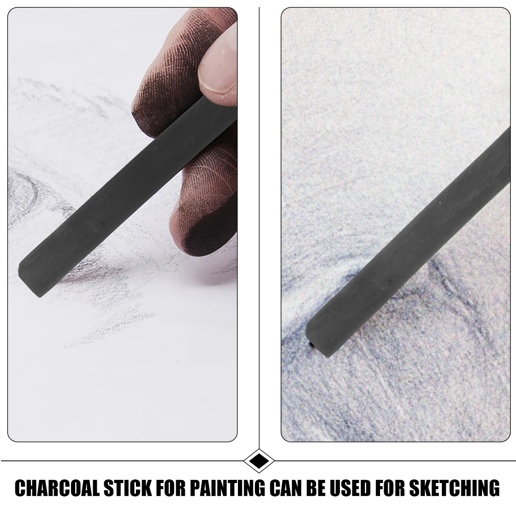 

25pcs Sketch Sticks for Painting Drawing Students Artists Durable Compressed Charcoal Smooth Shading Art Supplies Hobbyist