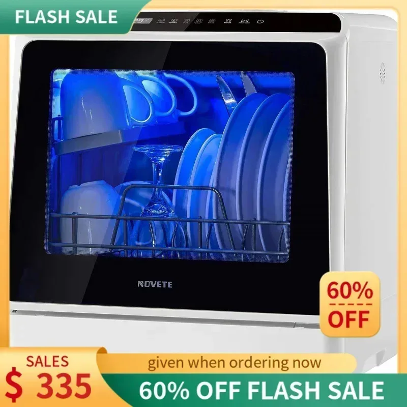 غسالة أطباق محمولة على سطح الطاولة من TGBFP، غسالة أطباق مدمجة سعة 5 لتر، خرطوم مدخل لخزان المياه، رعاية الطفل، للشقة الصغيرة، علي