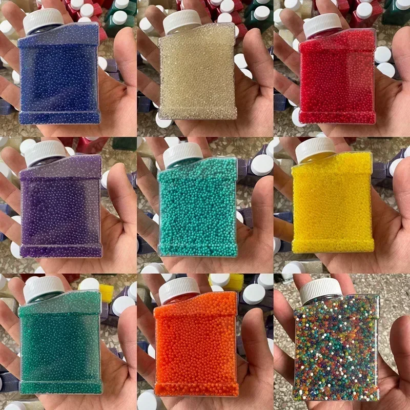 W1 Box Kinds Of Color Crystal Mud Crystal Earth Sponge Crystal Beads Colored Pottery Bubble Beads Soilless Cultivation