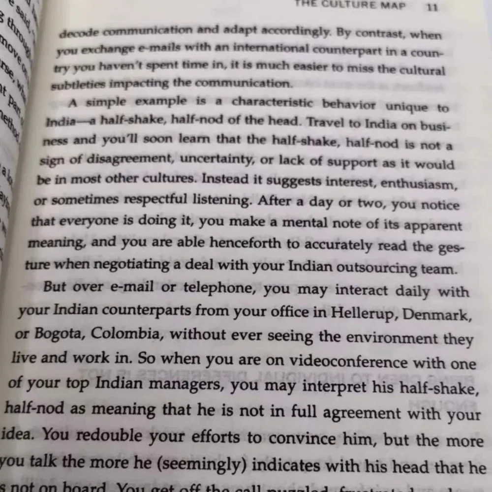 خريطة الثقافة بقلم إيرين ماير فك كيف يفكر الناس والرصاص والواحصل على الأشياء، كتاب غلاف ورقي باللغة الإنجليزية