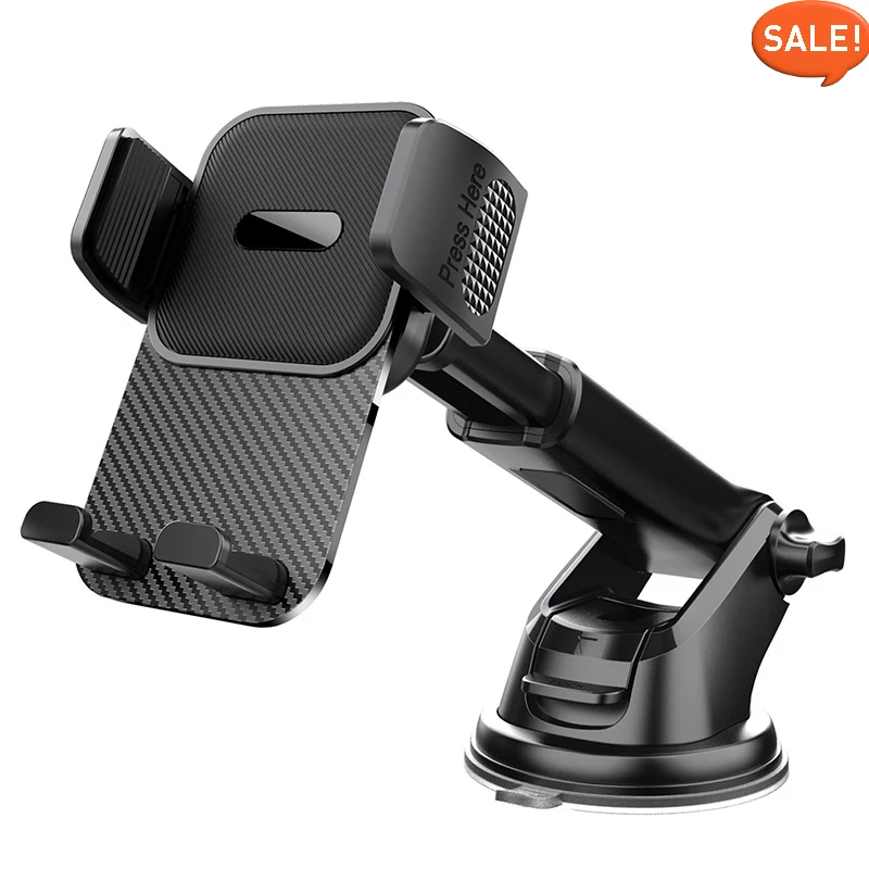 Auto Mobiele Telefoon Houder 4.7-7 Inch Acryl Clip Stand Autohouder voor Dashboard Voorruit Auto Accessoires Ondersteuning Telefoonbeugel