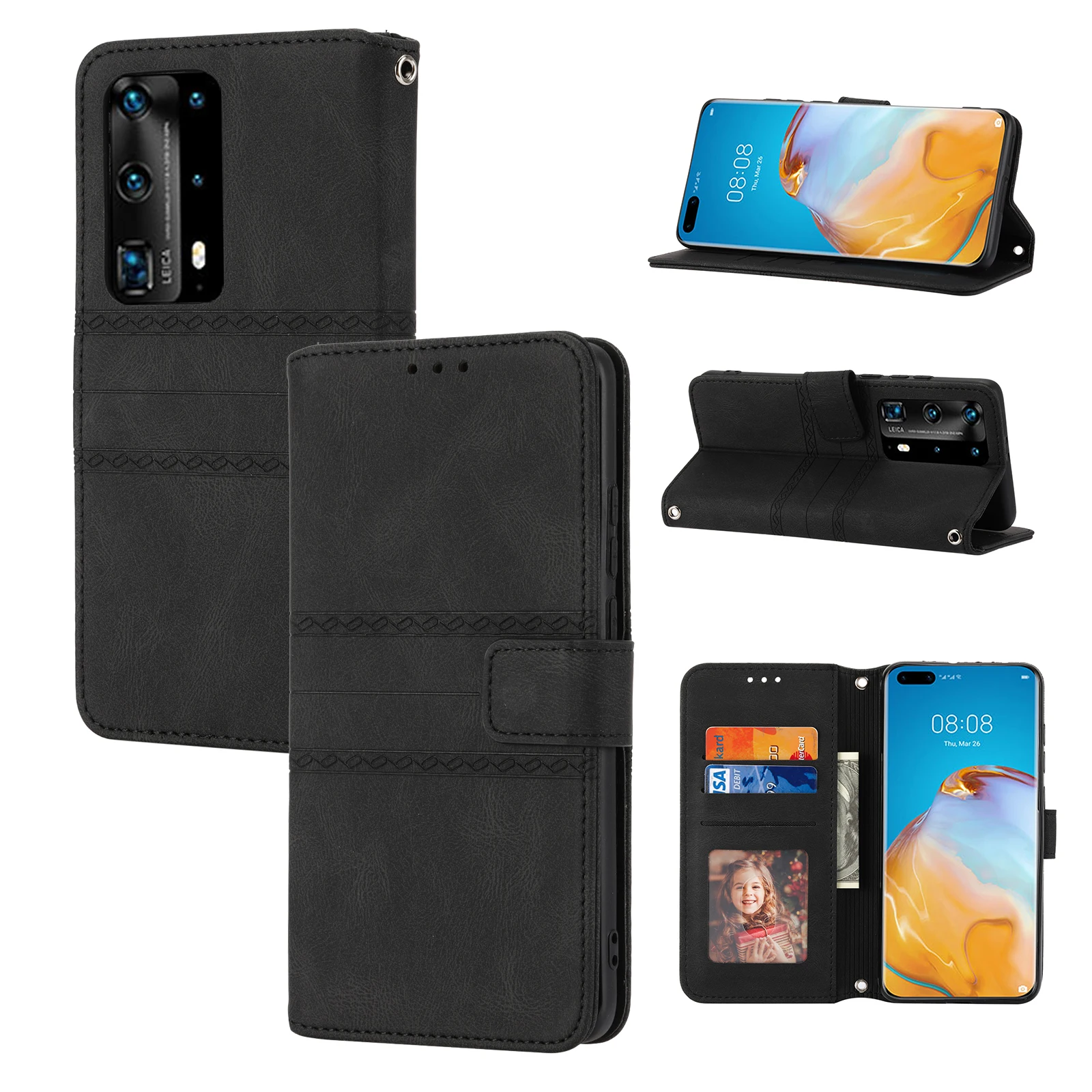 

Fantasy Leather Case Drop-proof Phone Case For Huawei P40 P50 P60 PURA 70 MATE 50 60 PRO Plus SE ULTRA