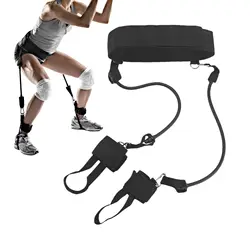 Bandas de resistencia para saltar, baloncesto, tenis, correr, fuerza de pierna, correa de entrenamiento de agilidad, gimnasio, entrenamiento en casa, equipo de Fitness