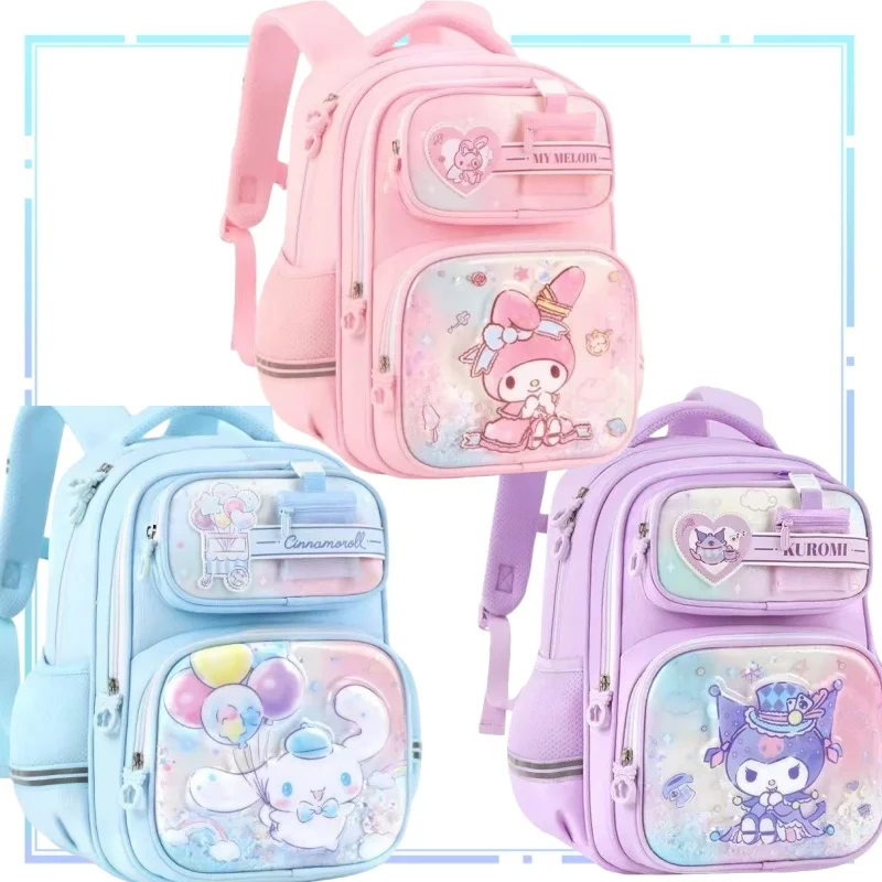 

Sanrio My Melody Backpack with Spinal Support Student Shoulder Bag Lightweight Travel Bag Boys' and Girls' Holiday Gifts Anime