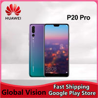 Global,Huawei-P20 Pro,Smartphone Android 6.1 inch 128GB ROM Mobile phones Dual SIM 40MP 4000mAh Google Play Store Cellphones