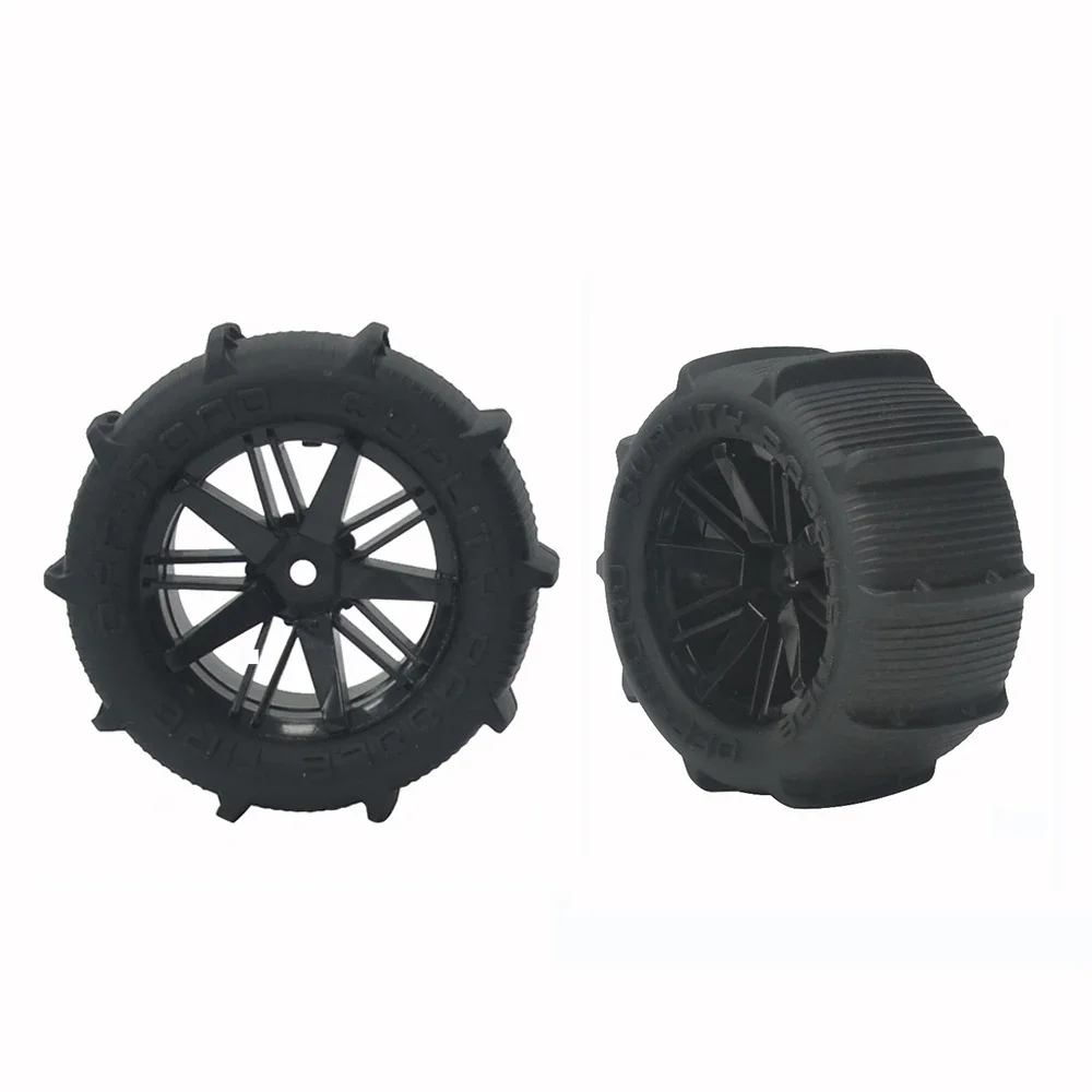 2pcs/4Pcs 80mm Snow Sand Tires Tyre Wheel for Wltoys 144001 124019 12428 104001 Haiboxing 16889 SG1601 RC Car Upgrade Parts