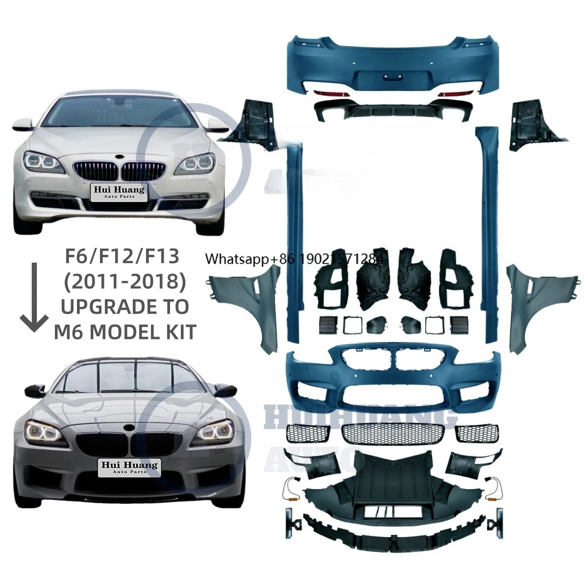 

Manufacturer M6 Model Upgrade Bodykit for 6-Series F06 F12 F13 2011-2018 650i Gran Coupe Model Bumper Tuning Parts