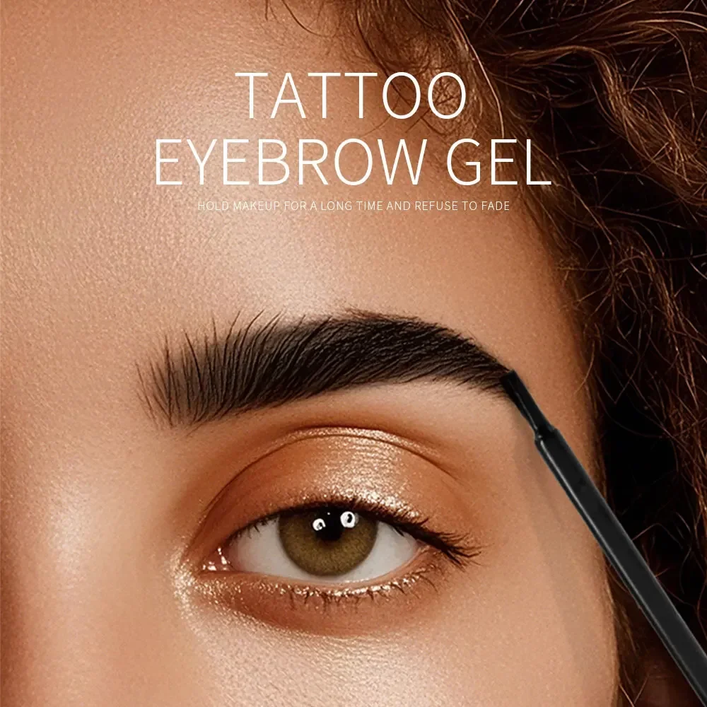 Gel à sourcils Semi-Permanent imperméable, tatouage Durable, facile à décoller, crème à sourcils résistante à la sueur, 1 pièce