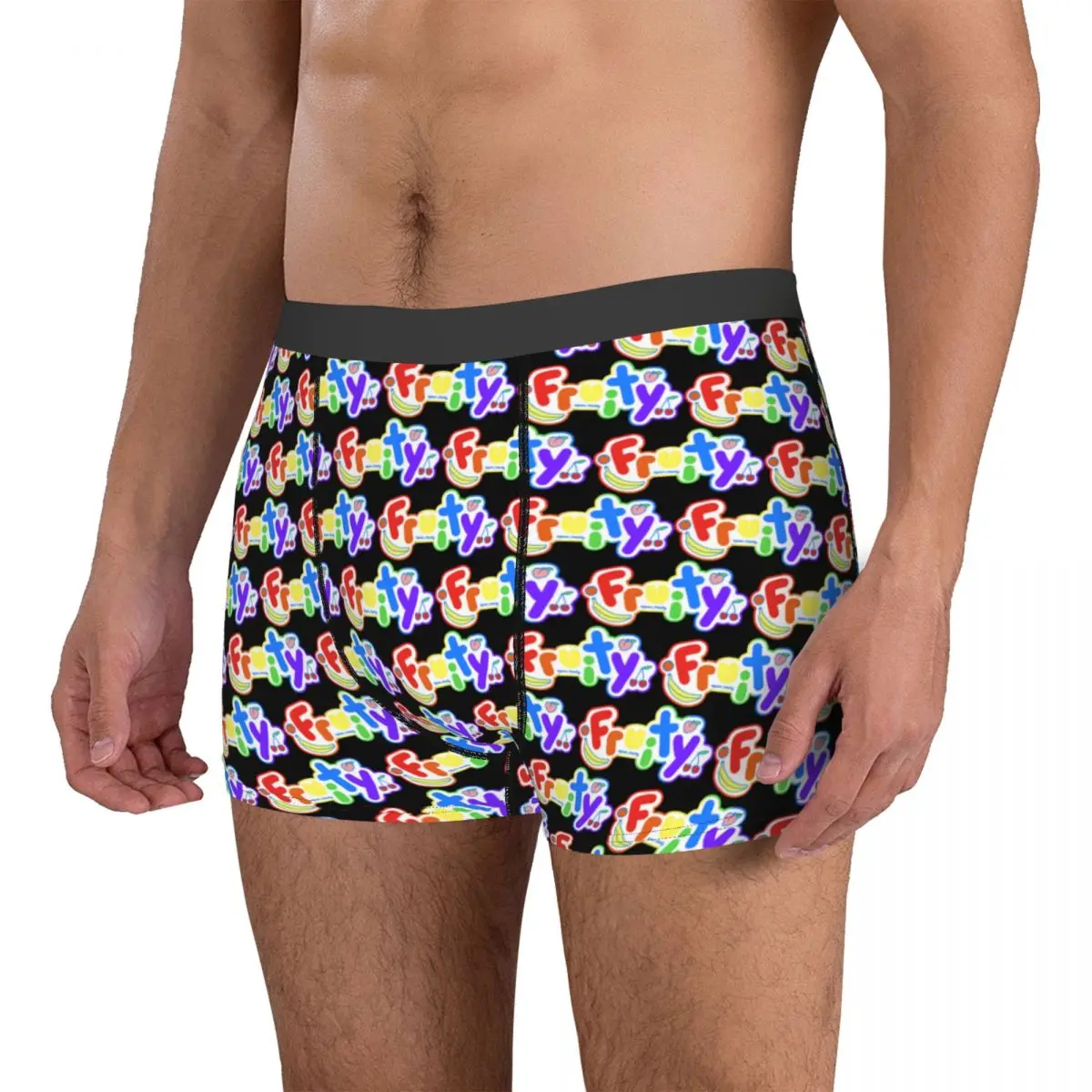 Lgbt Gay Rainbow Pride Fruity 7 Men's Boxer Briefs Graphic Cool Sexy Smalls Humor Graphic Winter Wearable