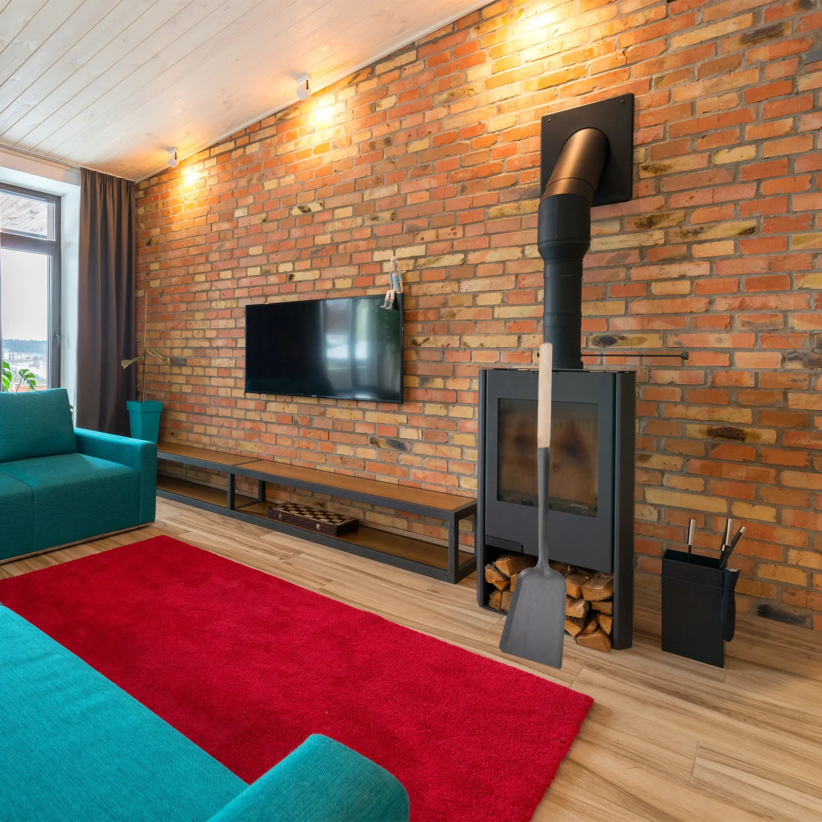 

Набор из 2-х лопаток для золы с эргономичными ручками, из нержавеющей стали, для очистки каминов и садовых печей, инструмент для удаления отходов