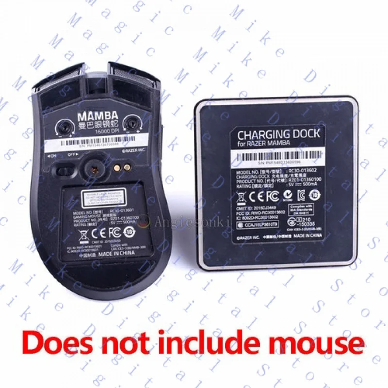 H  Used Mouse Charging Dock Cover for Razer Mamba RC30-0136