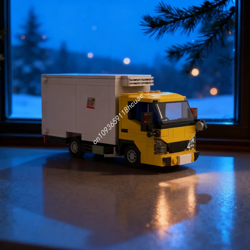 

249pcs MOC Mitsubishi Fuso Canter FE L City Trafficed Model Building Toy Blocks DIY Idea Christmas Gifts Education Brick Kids