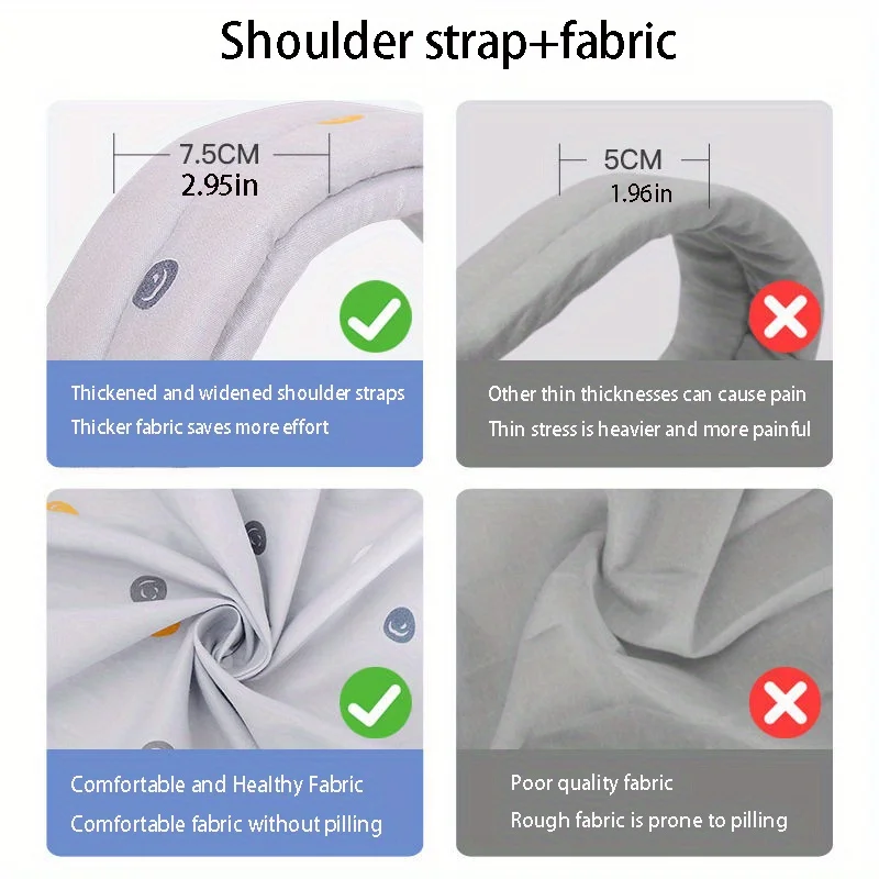 Kangaroo Shoulder Strap for Infants Newborn Wrap Sling Ergonomic Cute Bite Towel Kid Breathable Front Facing Baby Carrier