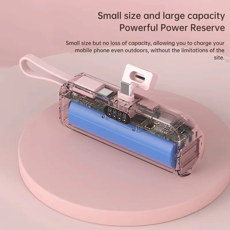 Handmade TypeC Power Bank Enclosure Battery Power Charger DIY Case for 18650/21700 Batteries No Welding Required