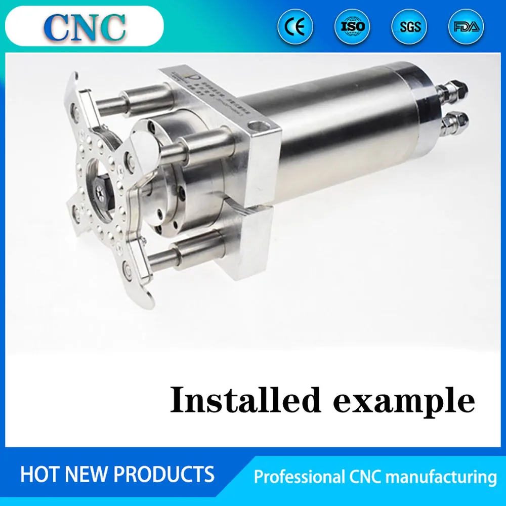 CNC table fixture engraving machine spindle motor fixed seat automatic plate press leather floating press material seat