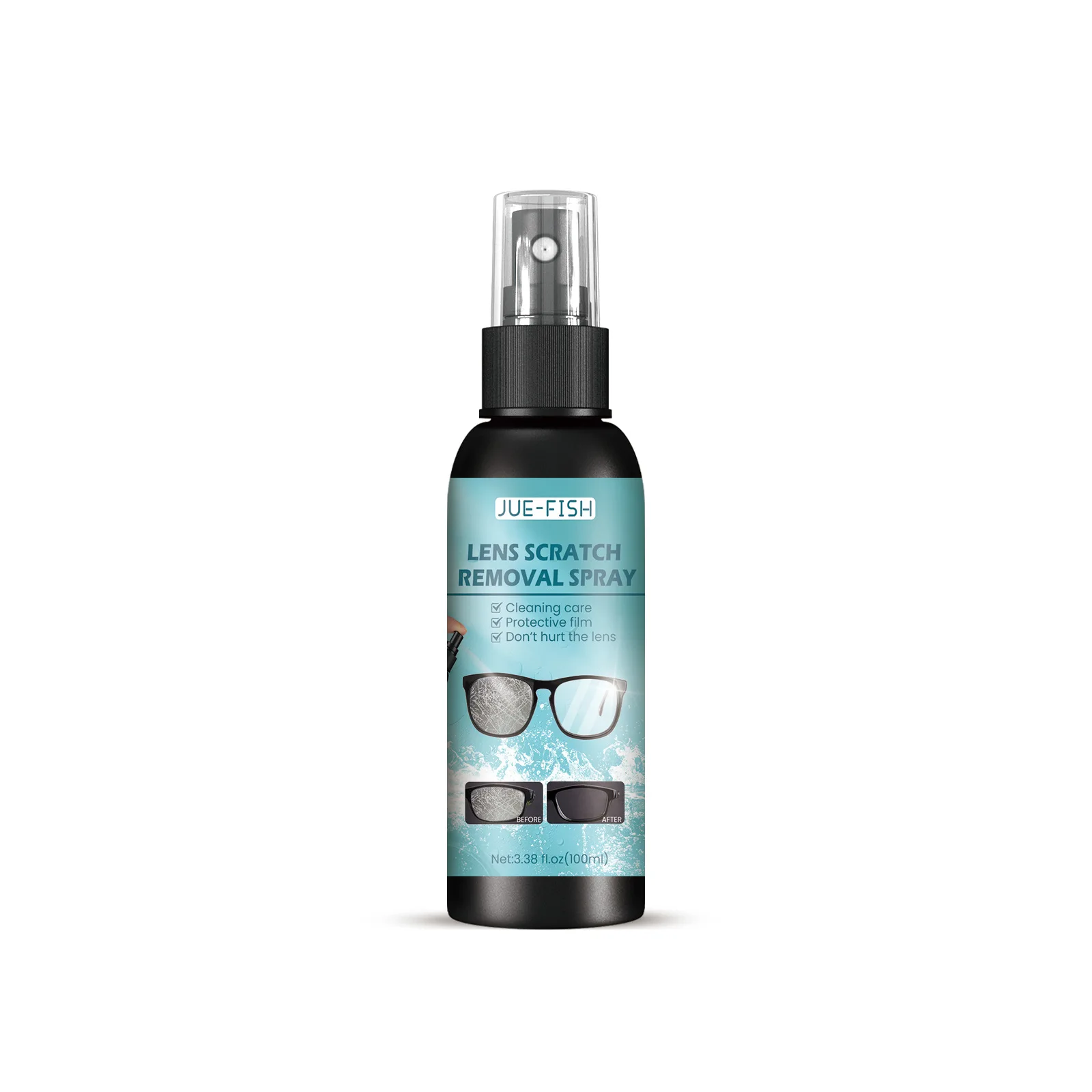 Glasses Lens Cleaner Eyeglass Scratch Removal Spray Lens Fingerprints Dust Oil Cleaner Household Anti Fog Glass Repair Liquid image 2