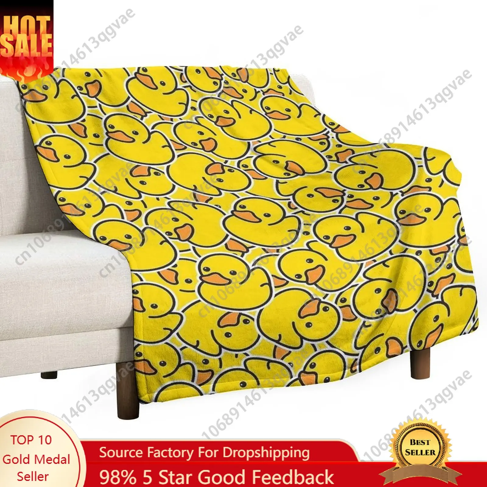 

Yellow Duck Flannel Blankets Are Soft Comfortable and Warm Perfect for Winter Naps Homes Offices Travel Camping and More