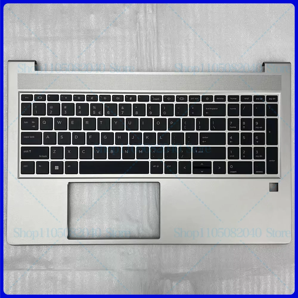 

Palmrest For Probook 450 G8 455 G8 With Backlit US Keyboard M21742-001 silver
