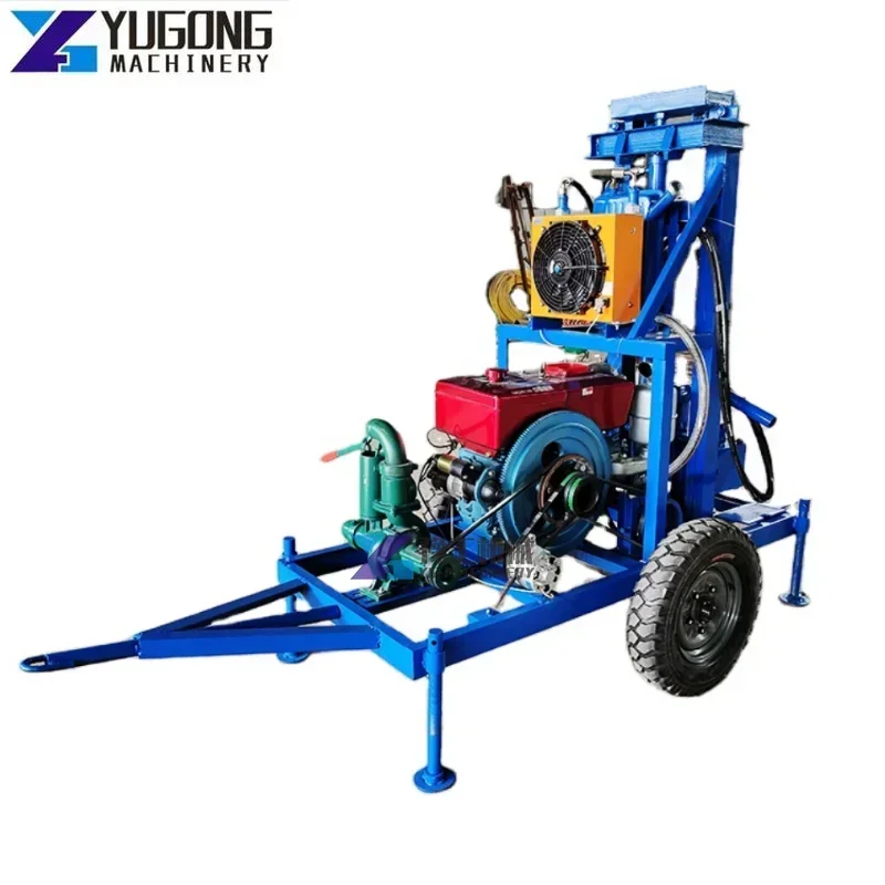 YG Tractor Mounted Water Well Drilling Rig Hand Equipment Diesel Hydraulic Water Drilling Machine Mini Water Well Drilling Rig