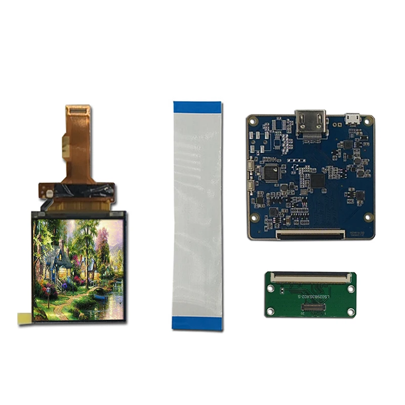 Imagem -02 - Polegada 1440x1440 vr Display Lcd vr Tela Dupla 40 Pinos Mipi 90hz Hdmi Driver Board Ls029b3sx01 Ls029b3sx02 2.9