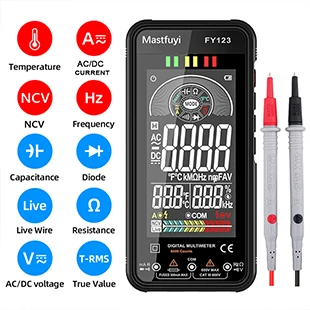 Smart Digital Multimeter Berührungsloser Spannungsdetektor Stift Auto Range Resistance NCV Hochpräziser Multimetro Voltmeter Tester – Detail 4
