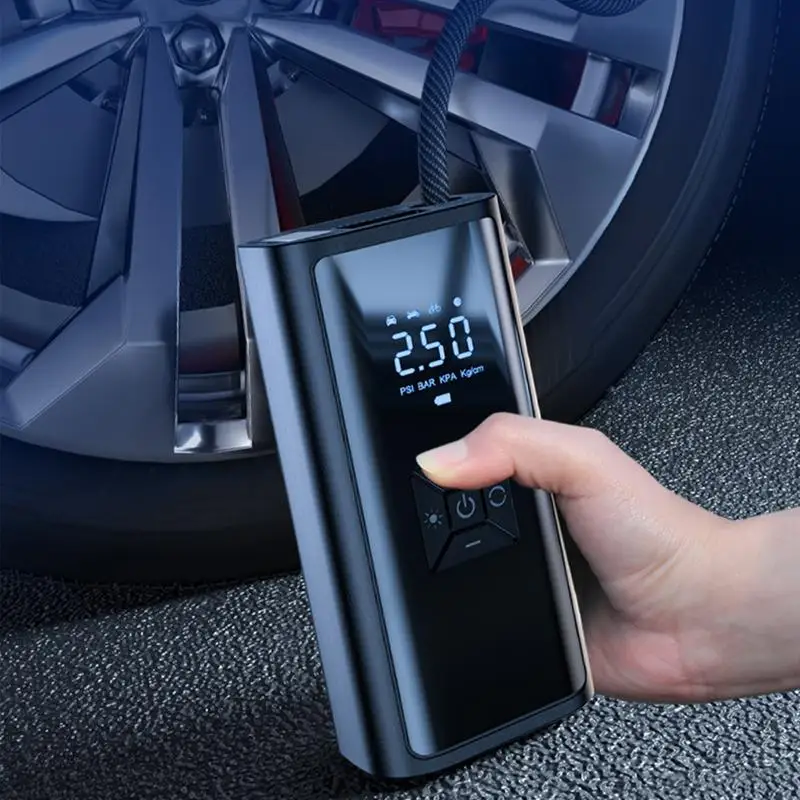 

Car Inflatable Pump Digital Display Digital Display Air Compressor Car Inflatable Pump With Preset Tire Pressure Function