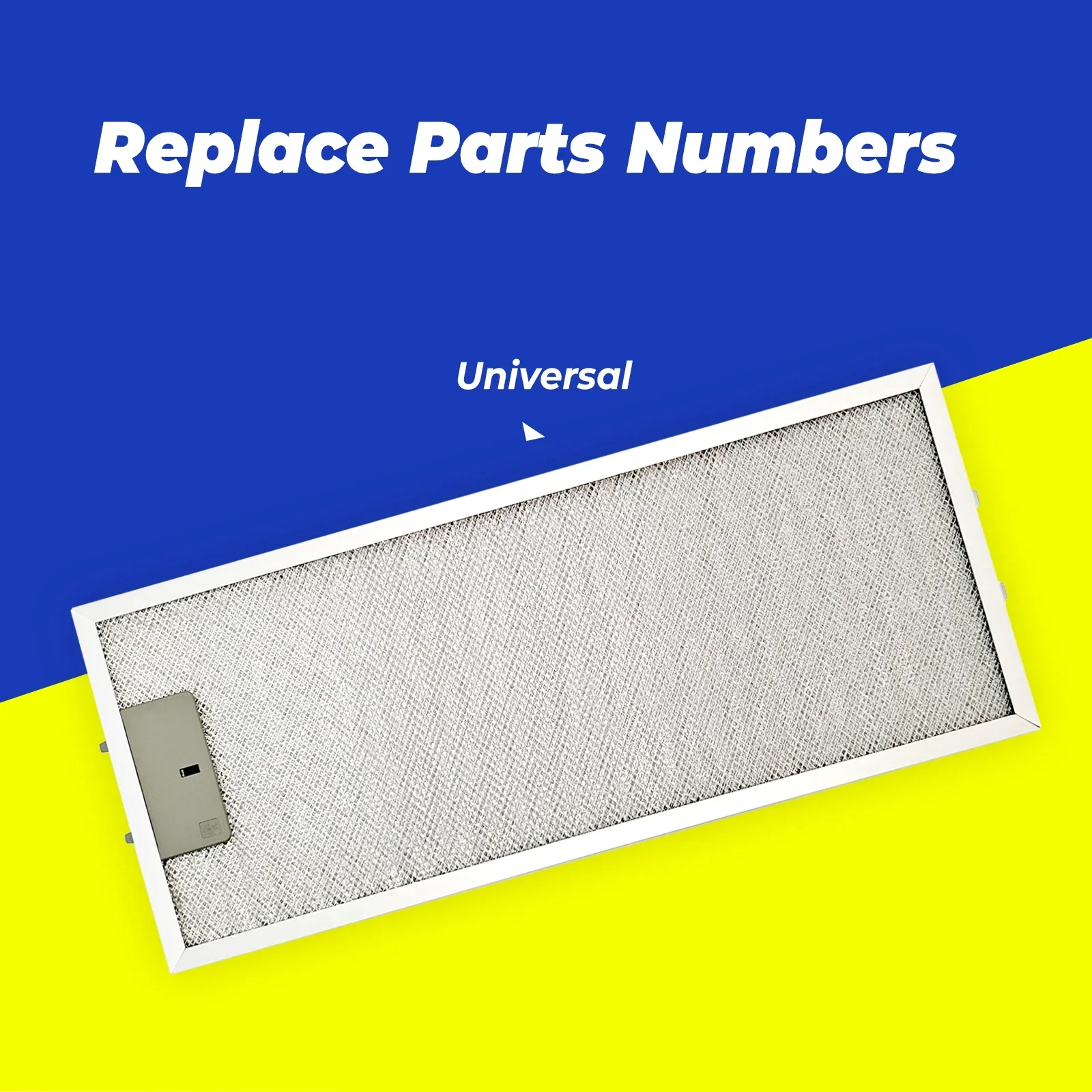 1Pack, 49.8×20.6×0.9cm  Range Hood Grease Filter Kitchen Extractor Aluminium  16751