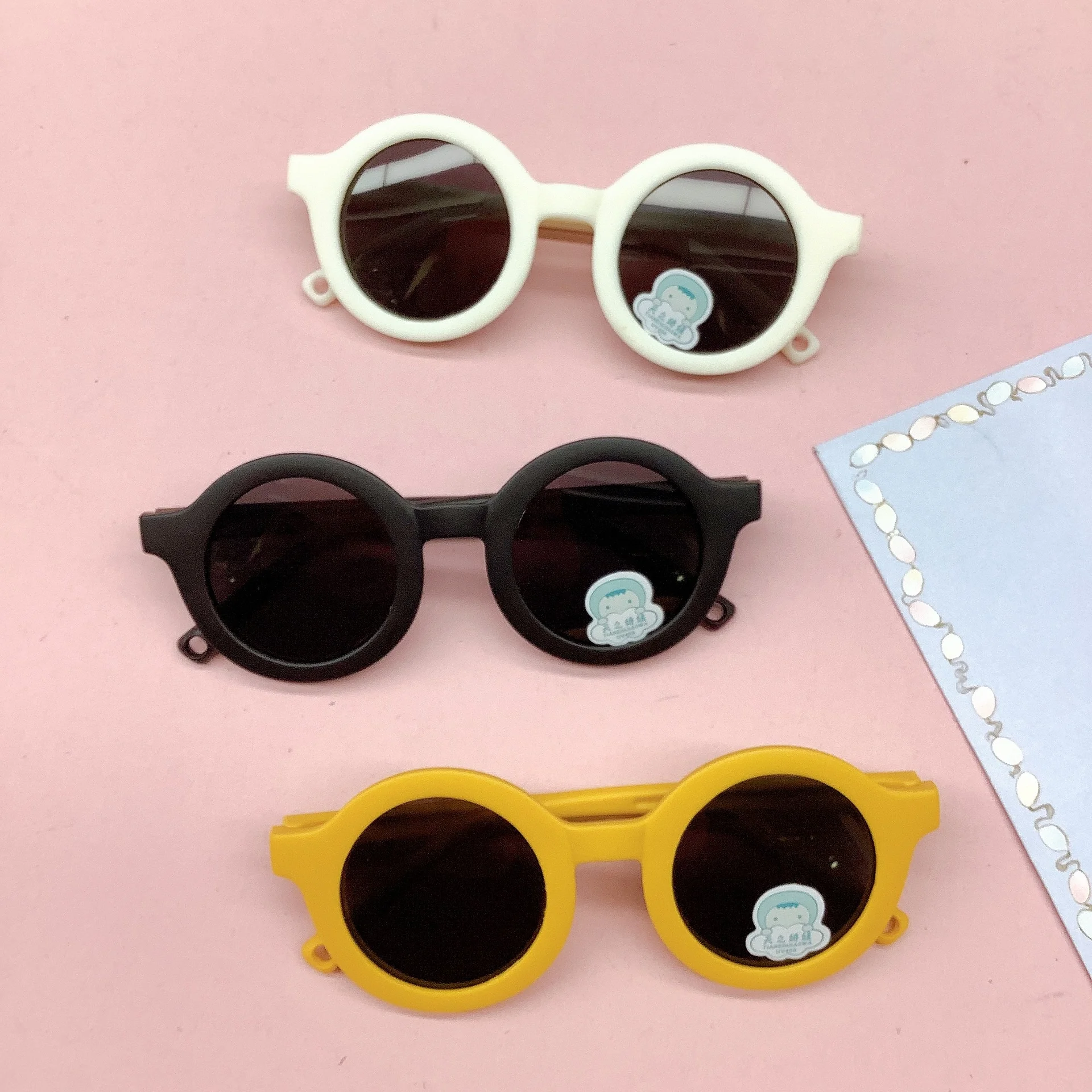 Fashion silicone polarized children's sunglasses UV resistant children's sunglasses Eye protection Sunvisor trend