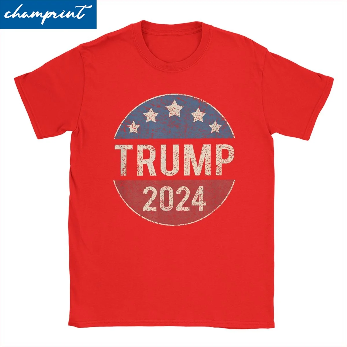 Men Women's Trump 2024 Retro Campaign Re Elect President Trump T Shirt Cotton Clothes O Neck Tee Shirt Birthday Present T-Shirt