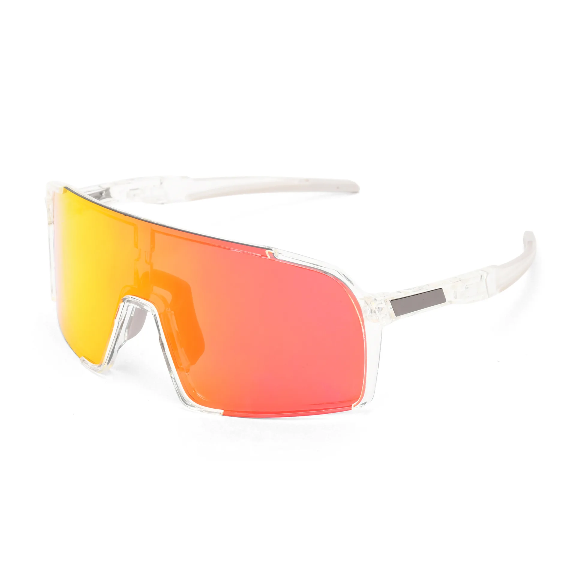 New Outdoor Cycling Sunglasses Men And Women Large Size Polarized Uv400 Sun Glasses Tr90 Frame For Running Fishing Athletics