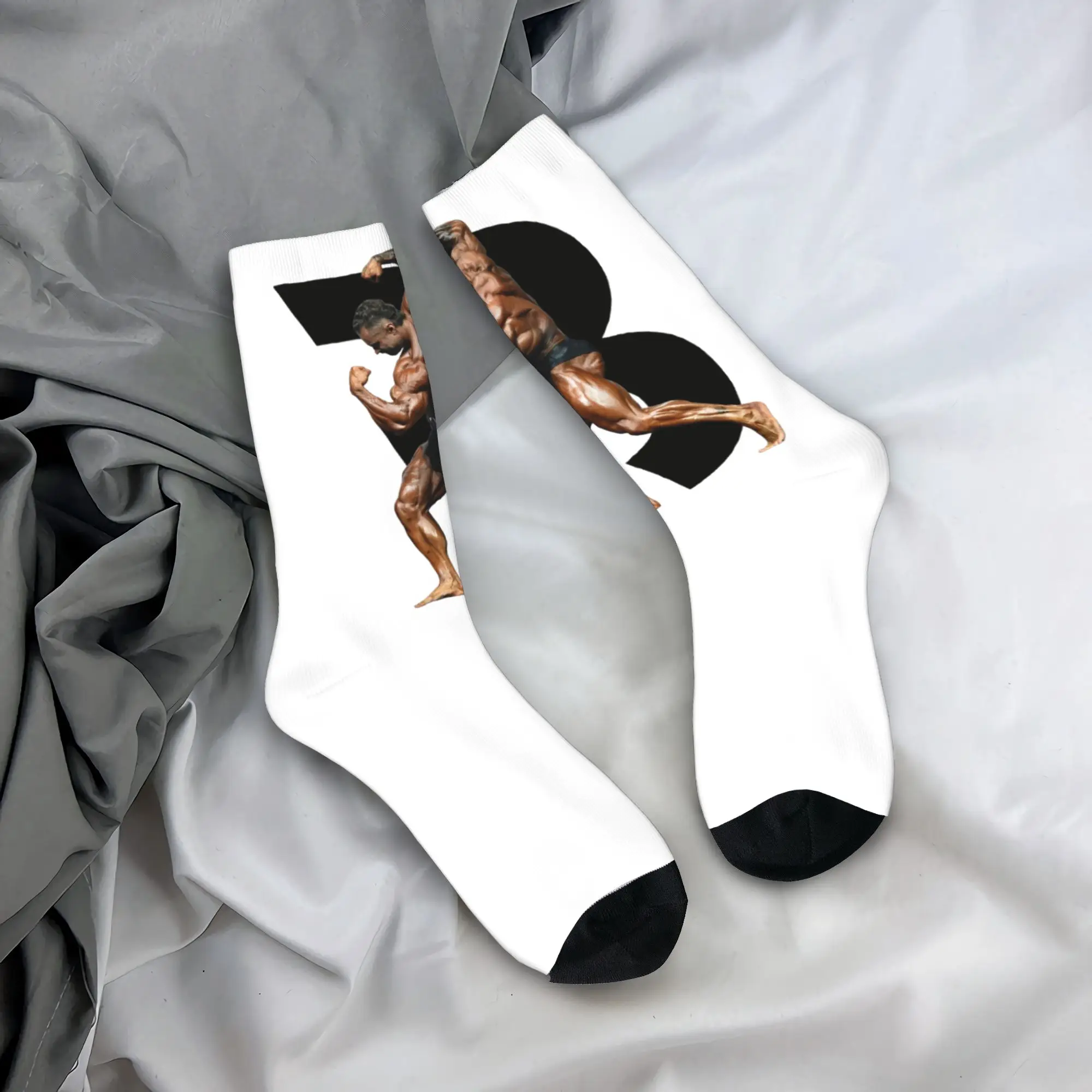 Custom Cool Cbum Bodybuilding Socks Men Women Warm 3D Print  Basketball Sports Socks