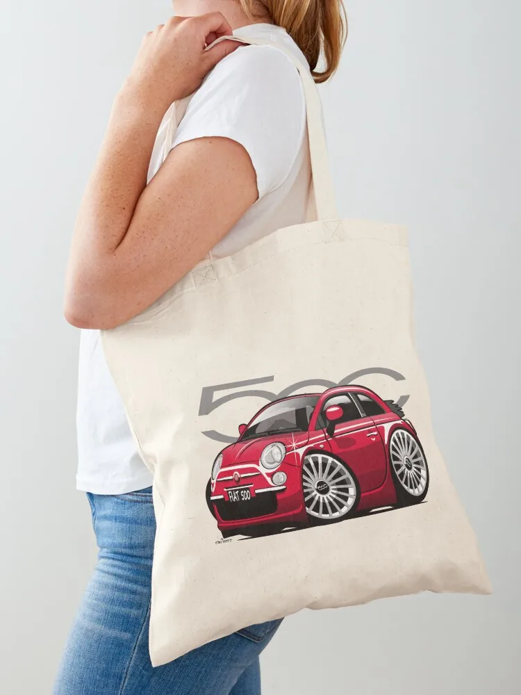 

500C caricature red Tote Bag tote bag men's handbag Women's beach bags woman shopping bag