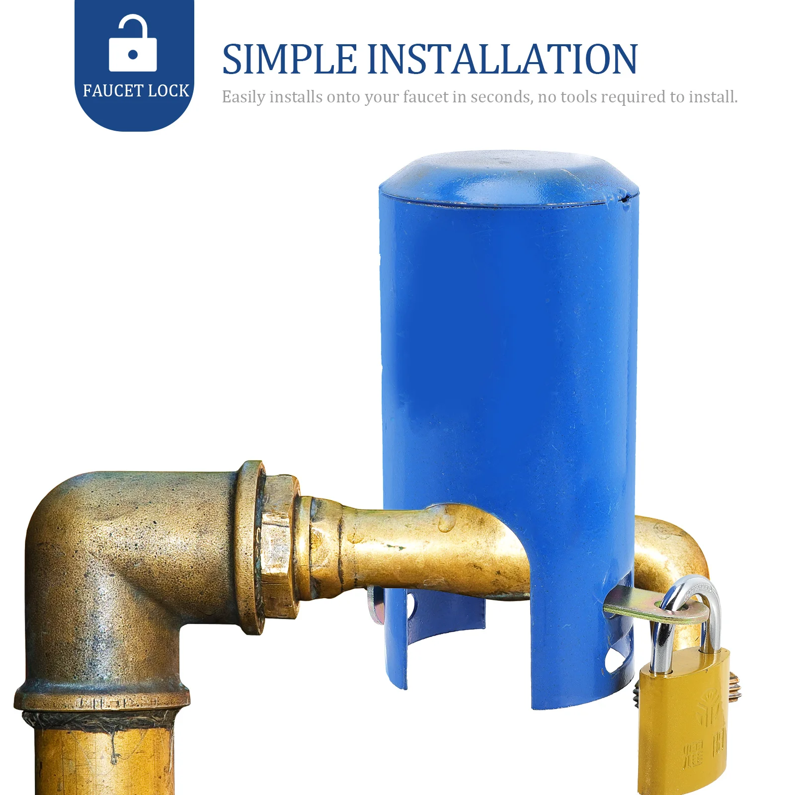 

Outdoor Faucet Lock Water Spigot Lock Water Saving Locking Device Tap Lock for Park Public Facilities School