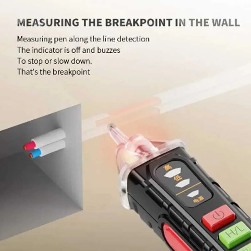 Electric Pen High-Precision Induced Electric Tester Pen Electroprobe Screwdriver Probe Light Voltage Tester Detector Test Pen