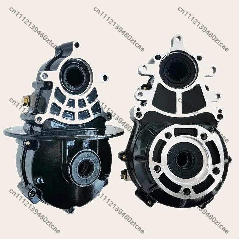 16-Tooth Long Shaft EV Motor Integrated Split Differential Gearbox Output 16/18 Tooth Gear Change Optional
