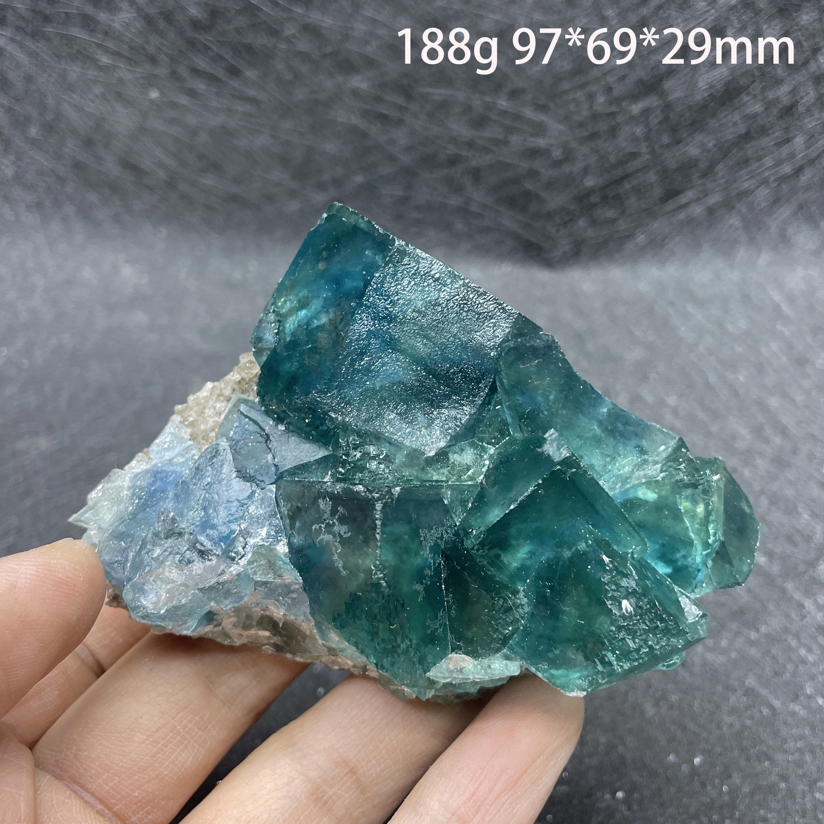 Natural Raw Stone Blue Fluorite Mineral Specimen Quartz Rock Crystal Cluster Decoration Rough Polished Healing Gift