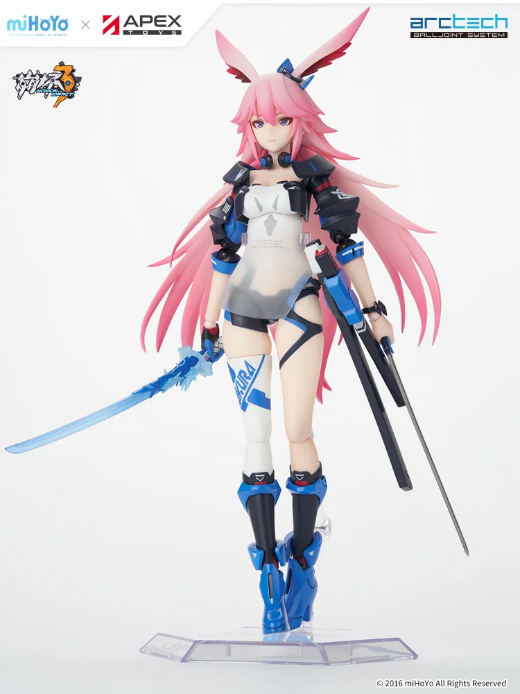 

Official Honkai Lmpact 3 Action Ver Series Genuine 21cm 1/8 Yae Sakura Anime Figure Collect Model Desktop Decoration Toy Gift
