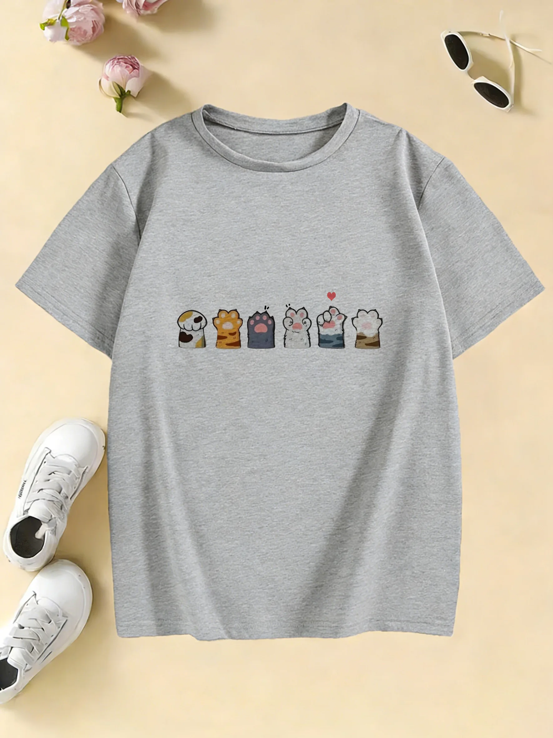 Paw Cat Komik Baskılı T Shirt  - Cat Claw Bark incelemesi ve fiyatı